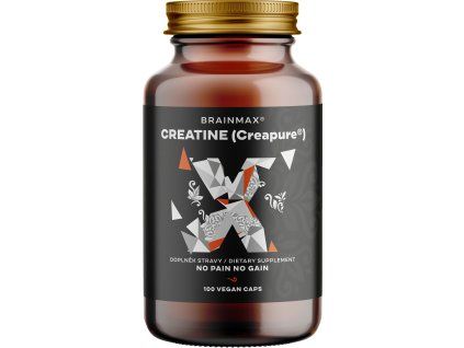 BrainMax Creatine Creapure®, kreatin monohidrat, 875 mg, 100 rastlinskih kapsul