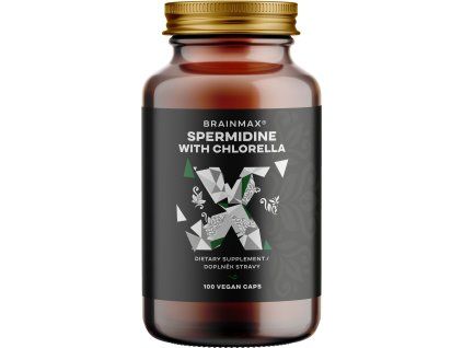 BrainMax Spermidine Chlorella 2,5 mg, 100 rastlinskih kapsul