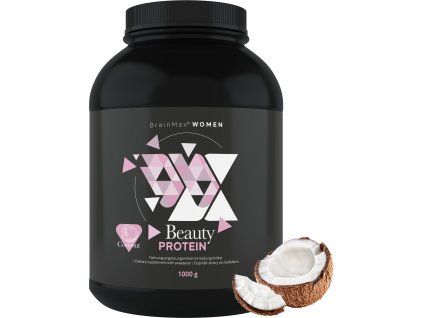 BrainMax Women Beauty Protein, beljakovine za ženske s kolagenom, keratinom in vitamini, 1000 g