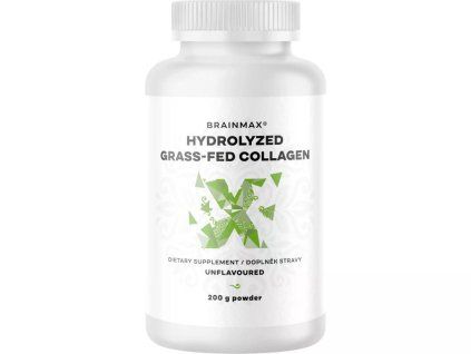 BrainMax Hydrolyzed GrassFed Collagen® (kolagen iz travno hranjenih krav), 200 g
