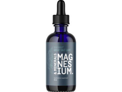 BrainMax Liquid Magnesium & Minerals, Minerali v tekoči naravni obliki za alkalizacijo in remineralizacijo, 120 ml