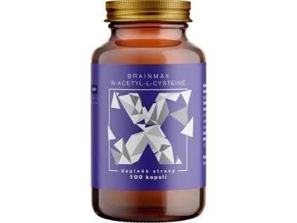 BrainMax N-Acetyl-L-Cysteine, NAC, 100 rastlinskih kapsul