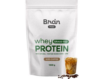 BrainMax Grass-fed Whey Protein®, Ledena kava, 1000 g