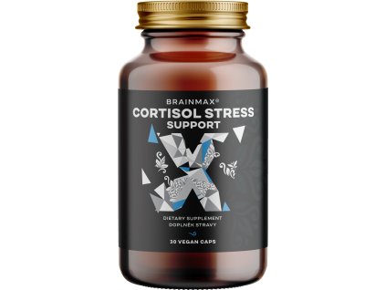 BrainMax Cortisol Stress Support, kompleks za duševno ravnovesje, 30 rastlinskih kapsul
