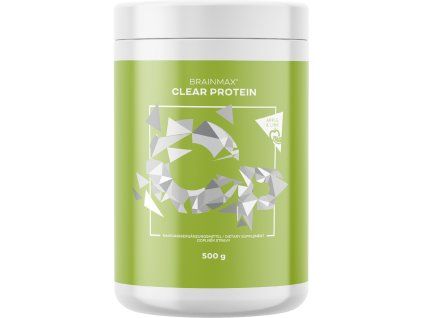 BrainMax Clear Protein®, jabolko in limeta, 500 g