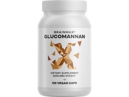 BrainMax Glucomannan, 830 mg, 120 rastlinskih kapsul