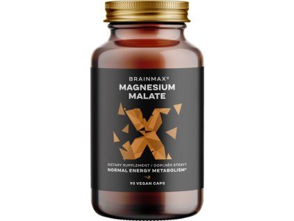 BrainMax Magnesium Malate, 90 rastlinskih kapsul