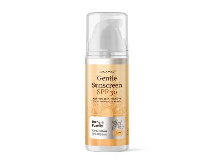 BrainMax nežen losjon za sončenje, za dojenčke in družino, SPF 30, 50 ml