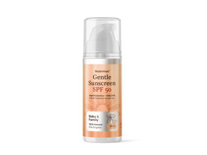 BrainMax nežen losjon za sončenje, za dojenčke in družino, SPF 50, 50 ml