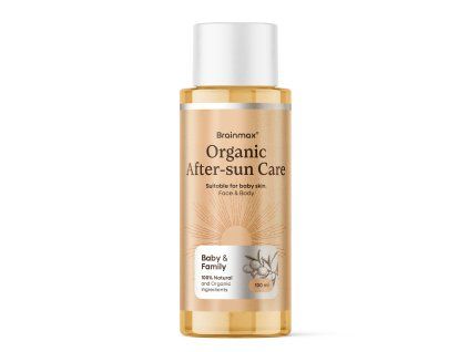 BrainMax Organic nega po sončenju, za dojenčke in družino, 100 ml