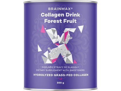 BrainMax Collagen Drink, kolagenski napitek, gozdni sadeži 300 g